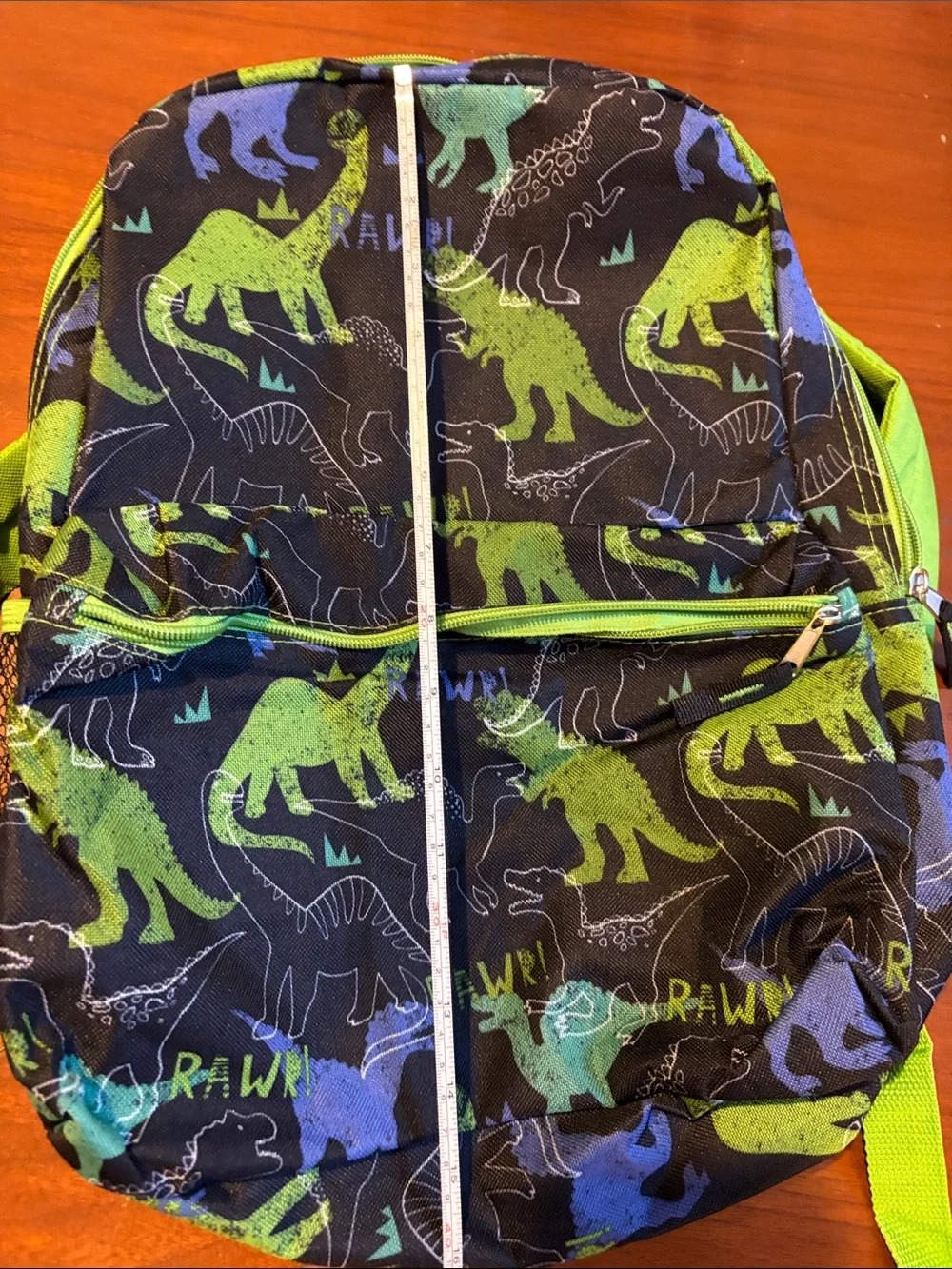 Dinosaur Designs Kids Backpack in Green & Blue
